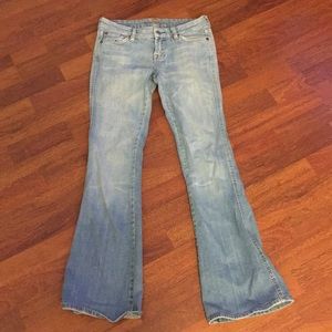 7 for All Mankind Faded Ombré Denim Jeans